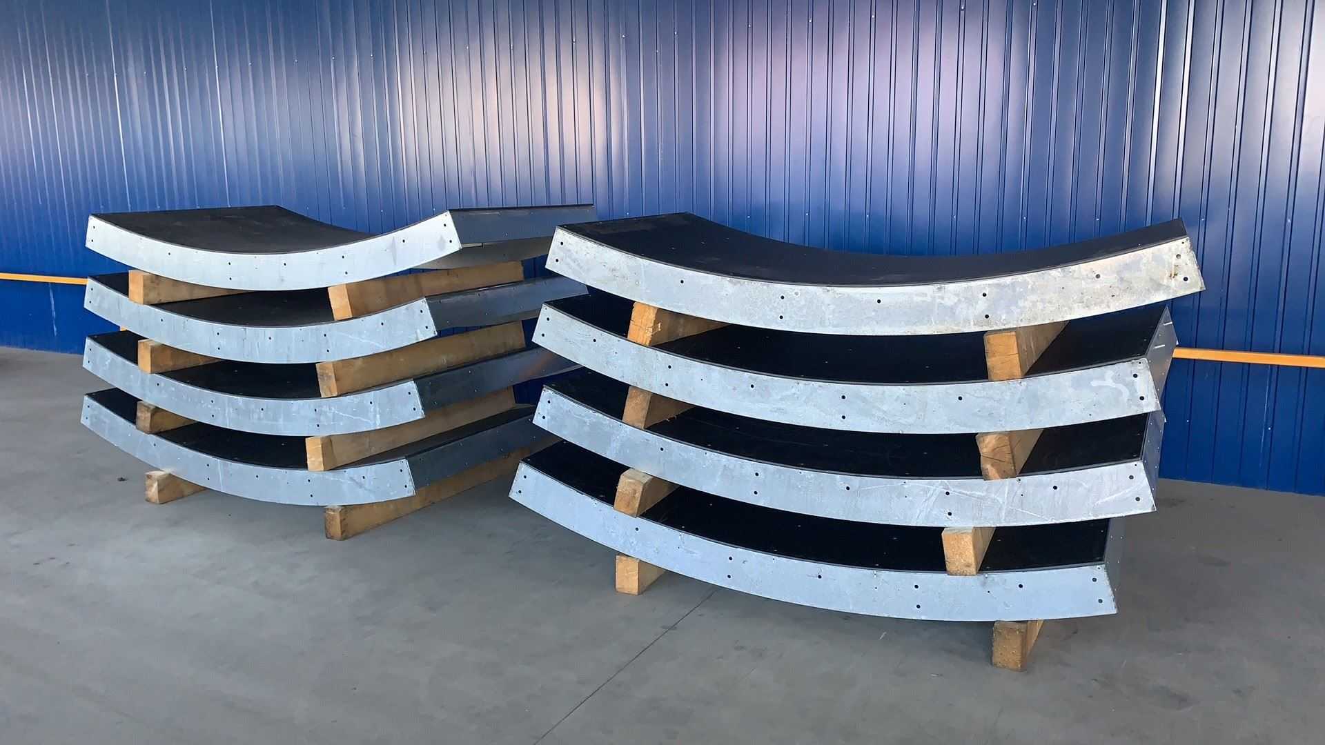 Montage Half Pipe Belgien