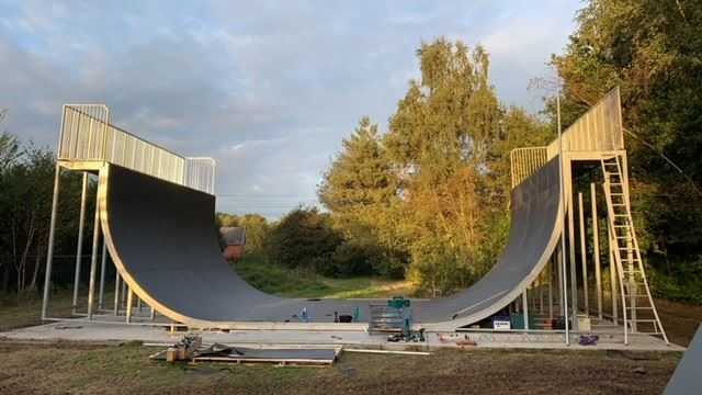 Half Pipe Belgien - Höhe 4 m - Breite 6,25 m